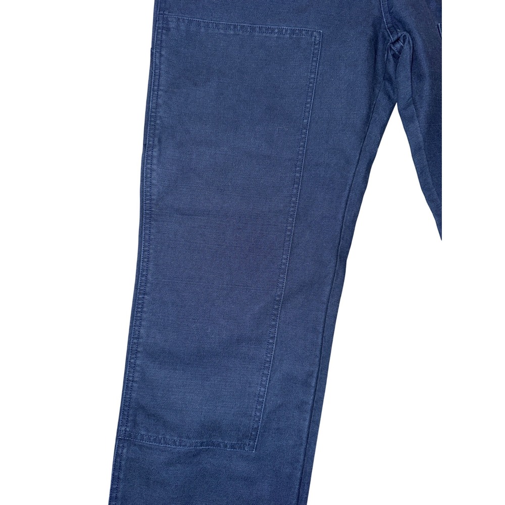 New Herschel Supply Co Mens Double Knee Utility Pants Navy Blue 36x32 Carpenter - Picture 5 of 6